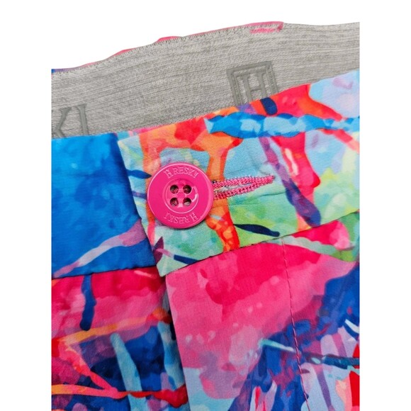 HRESKI Golf Shorts Mens 44 Colorful Splatter Loud Print Tech Performance Flex - Picture 12 of 14